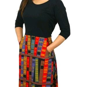 Svaha Ada Book Spines dress XL, new